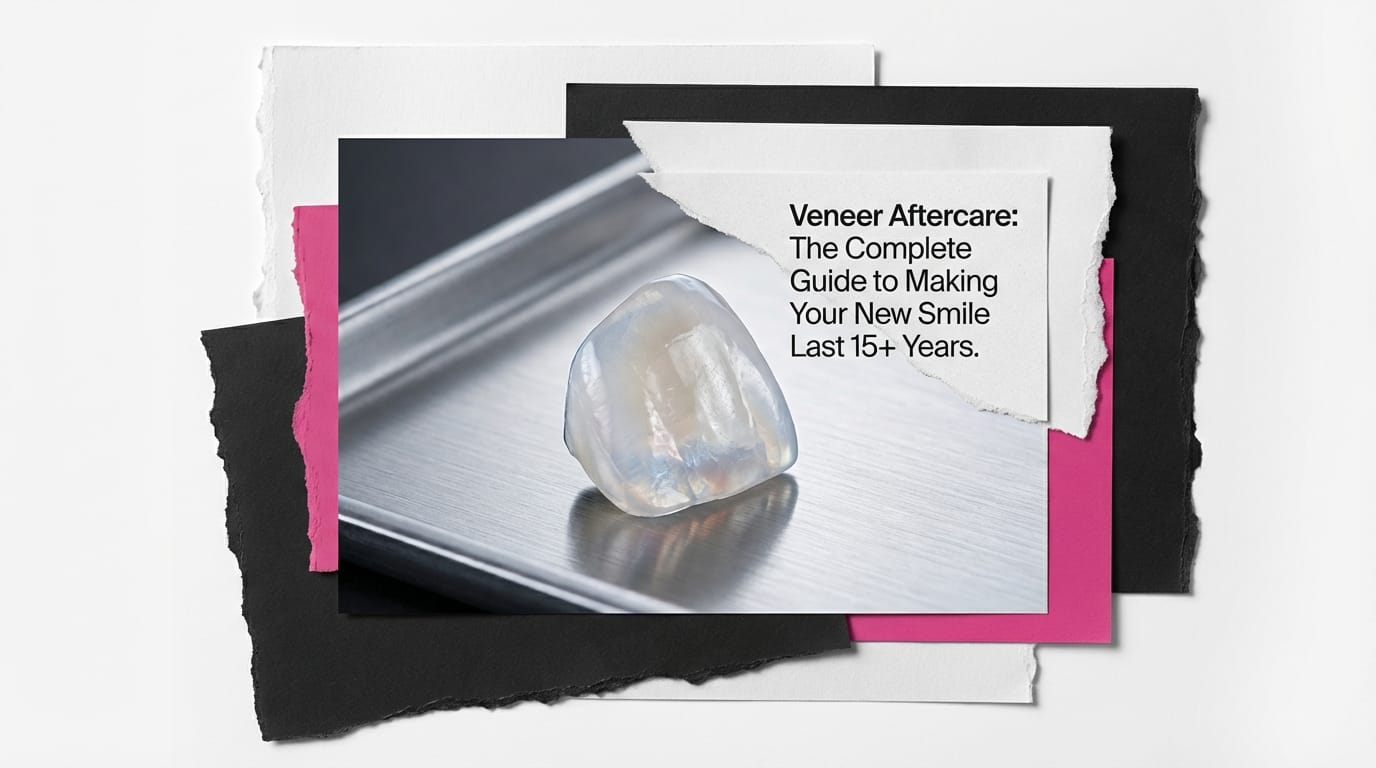 Veneer aftercare routine to maintain a healthy and long lasting smile after treatment