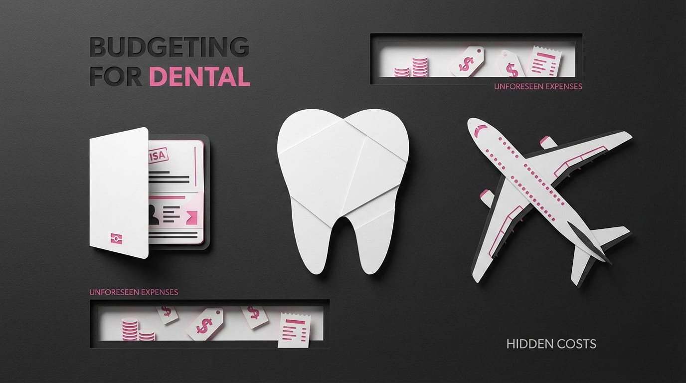 Guide to budgeting for dental treatment abroad including hidden costs to avoid